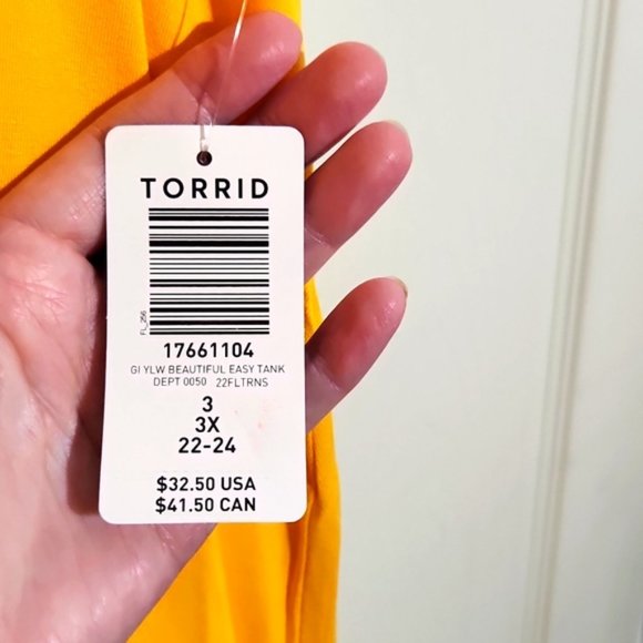 ❤NWT VINTAGE TORRID GRAPHIC SUPER SOFT BEAUTIFUL THINGS TANK SWIM COVER 2X - Picture 6 of 10